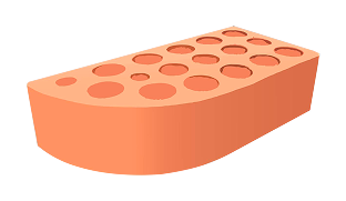 Aparente Canto Redondo Vermelho